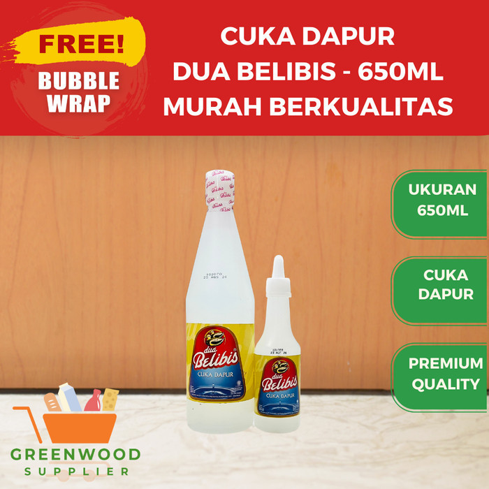 

Brom [Besar] Dua Belibis Cuka Dapur - 650Ml