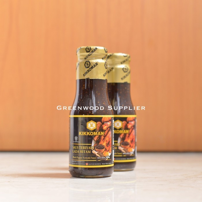 

Brom Kikkoman Black Pepper Teriyaki Sauce - Teriyaki Lada Hitam (300G)