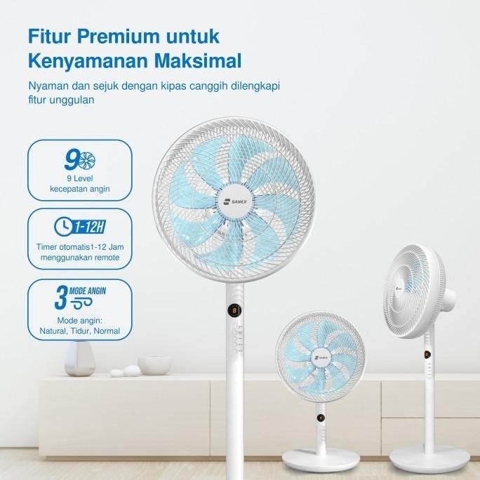 Sanex Kipas Angin Standing Siwon Plus SSF-1638 R 16 Inch" WS04