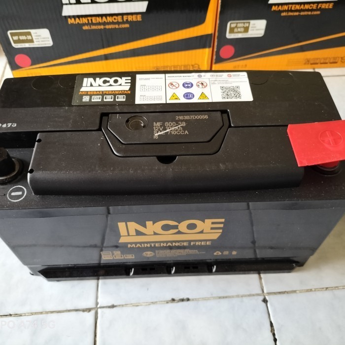 Aki Mobil 60038 (60044) Incoe 12Volt 100 Ah Aki Kering
