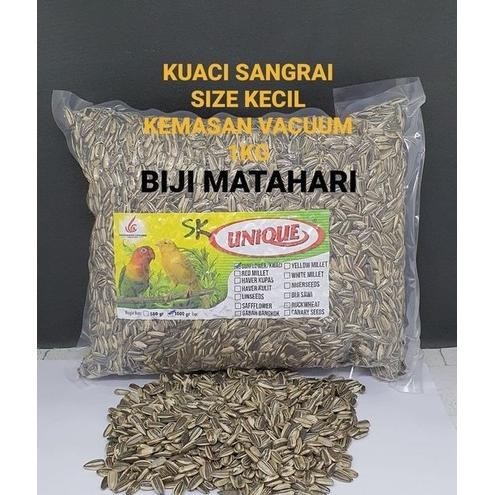 

BN KUACI KECIL SANGRAI / KWACI 1 KG SUN FLOWER SEED UTK BURUNG HAMSTER TERLARIS