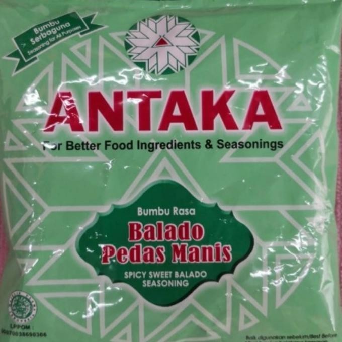 

bumbu antaka rasa balado pedas manis 1 renceng isi 10 pcs 100gr u//