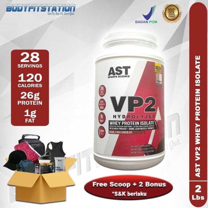 Ast Vp2 Whey Isolate 2 Lbs / 2Lb 2Lbs Lb Iso Protein Suplemen Susu