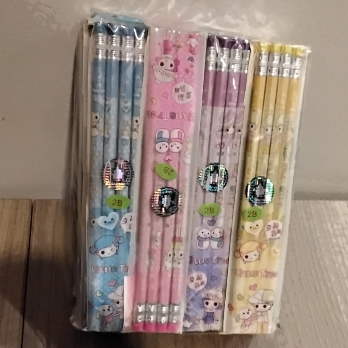 

Ready stock] Pinsil 2B LittleTree set 4