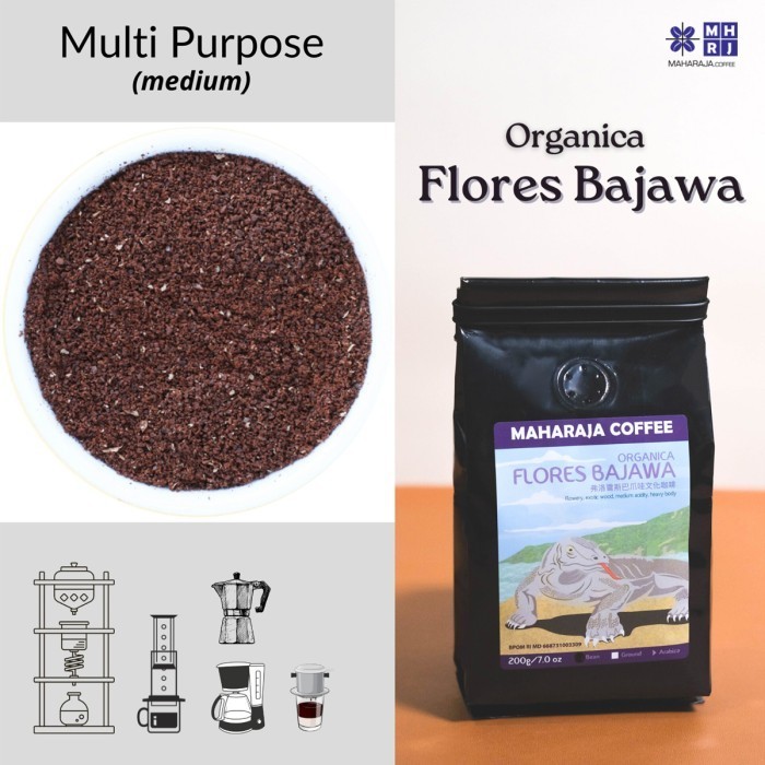

Kopi Arabika Organica Flores Bajawa 1 Kg Econo Pack Maharaja Coffee