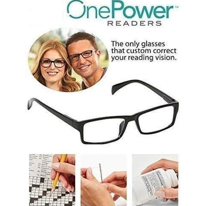 Kacamata 3 In 1 - Kacamata Baca Plus Auto All In One Focus One Power