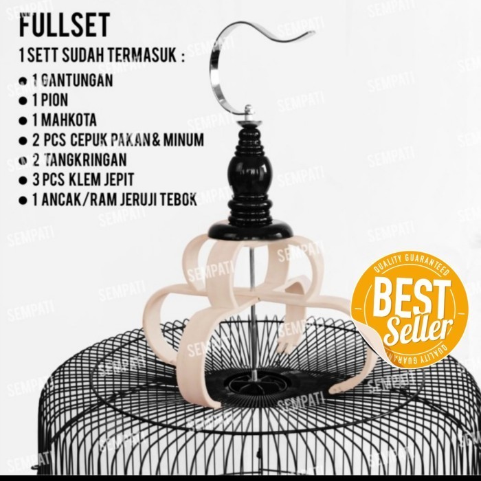 Sangkar Murai Besi Jumbo Diameter 42 Cm