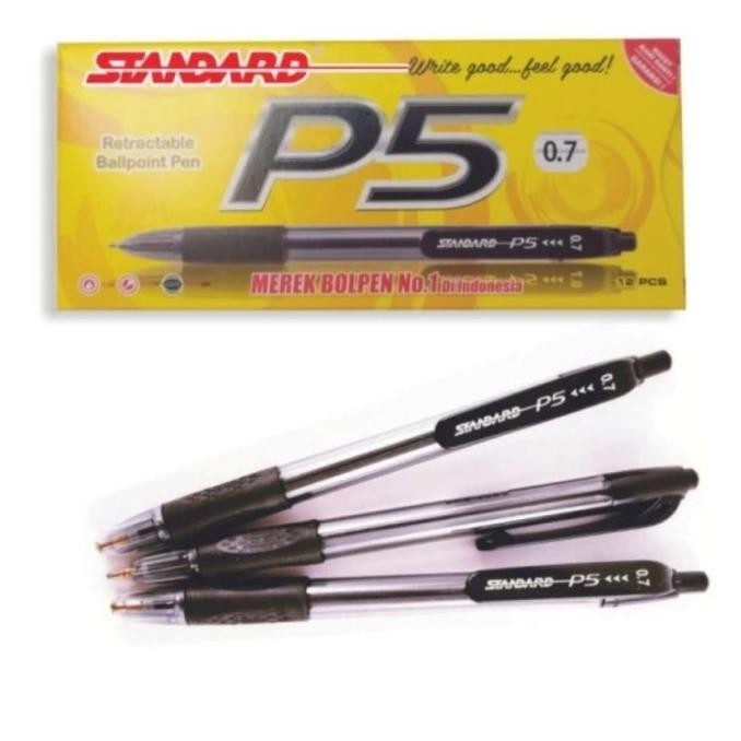 

Pulpen Standard Cetek 0,7Mm P5 / Pack