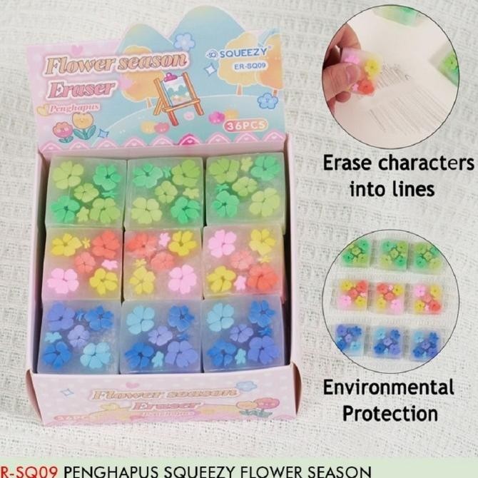 

Penghapus Squeezy Motif Karakter | Eraser Pensil Motif Lucu 1 Pak