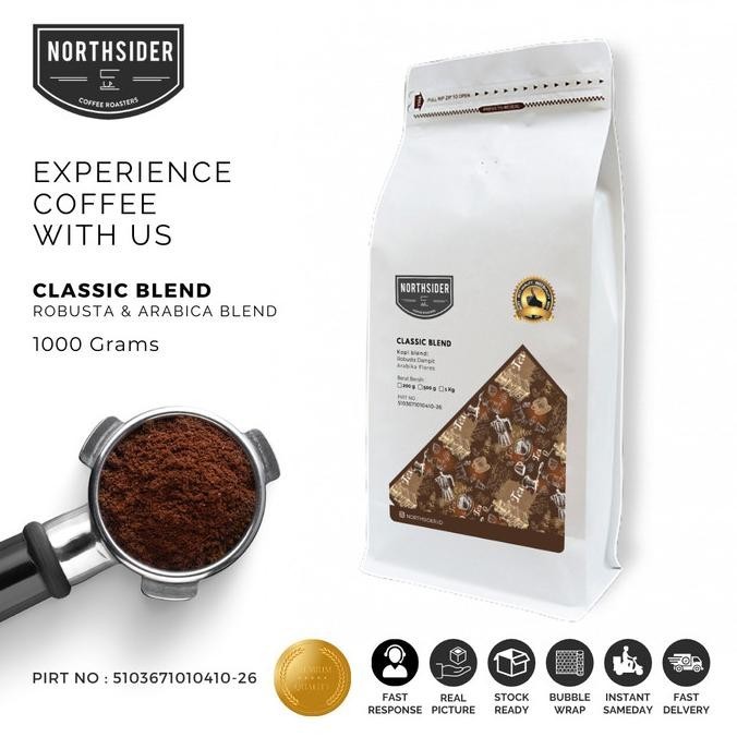 

Northsider Kopi Arabika Robusta Classic Blend Espresso Cold Brew 1Kg