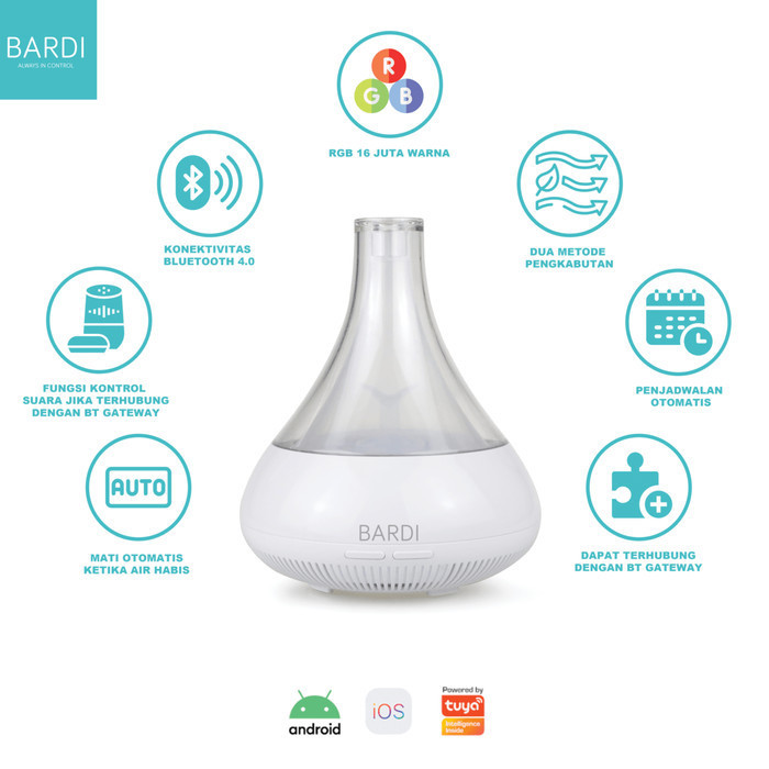 Bardi Smart Aroma Diffuser Free Essential Oil Lavender 10Ml