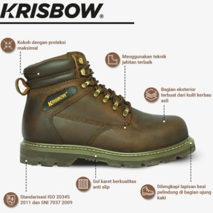 Krisbow Vulcan Sepatu Pengaman safety shoes