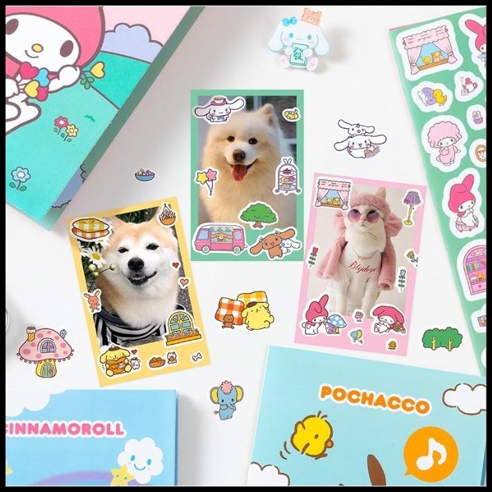 

GRATIS ONGKIR STIKER SET KOREA MODEL BUKU ISI 3 HALAMAN SCRAPBOOK SANRIO CUTE