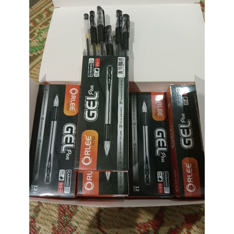 

viral !!! pulpen GEL orlee NT50 / GEL pen 0.5mm Garansi macet ganti baru