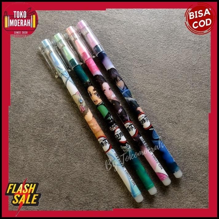 

TERBARU PULPEN DEMON SLAYER 1 SET 12PCS PEN LUCU UNIK MARBLE KIMETSU NO YAIBA !!