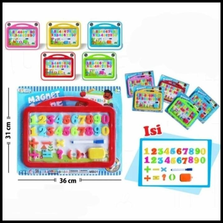 

TERMURAH PAPAN TULIS ANAK MAGNETIC - MAINAN PAPAN TULIS MAGNET GAME NO.MB01 !!!!!