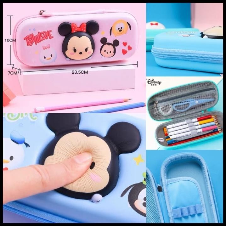 

TERBARU TSUM TSUM PENCIL BOX KOTAK PENSIL DISNEY STATIONARY DISNEY SQUISHY !!!!!!!