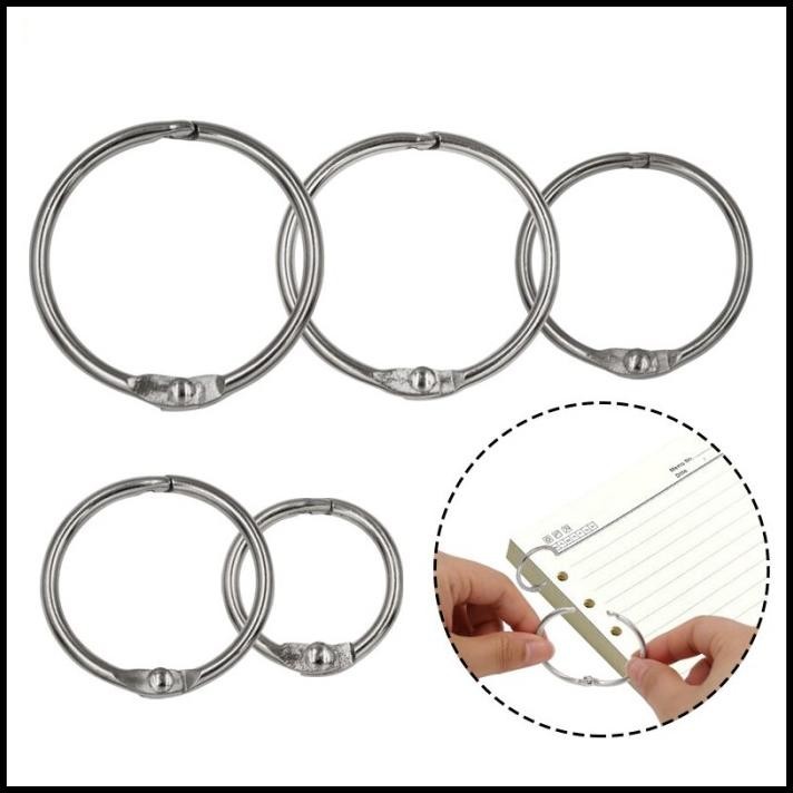 

GRATIS ONGKIR 20MM 30MM 40MM BINDER RING BESI RING BUKU SAMPEL BUKA TUTUP 100 BUAH