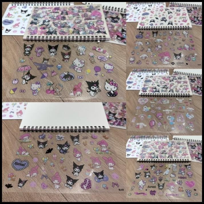 

DISKON SANRIO STICKER BOOKS BUKU STICKER KUROMI CINNAMONROLL MY MELODY !!!!!!