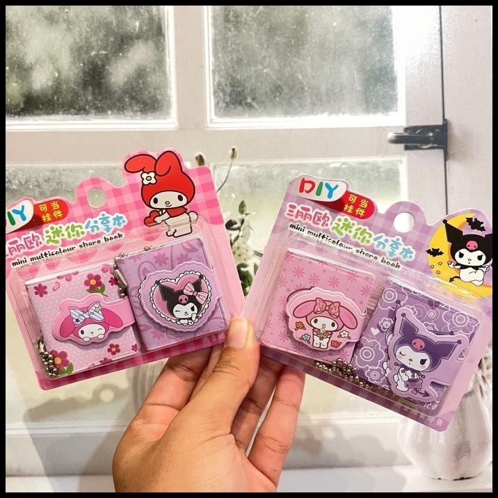 

HOT DEAL BUKU MINI SANRIO 1 SET ISI 2 PCS FX-0017 / NOTEBOOK SANRIO UNIK LUCU !!