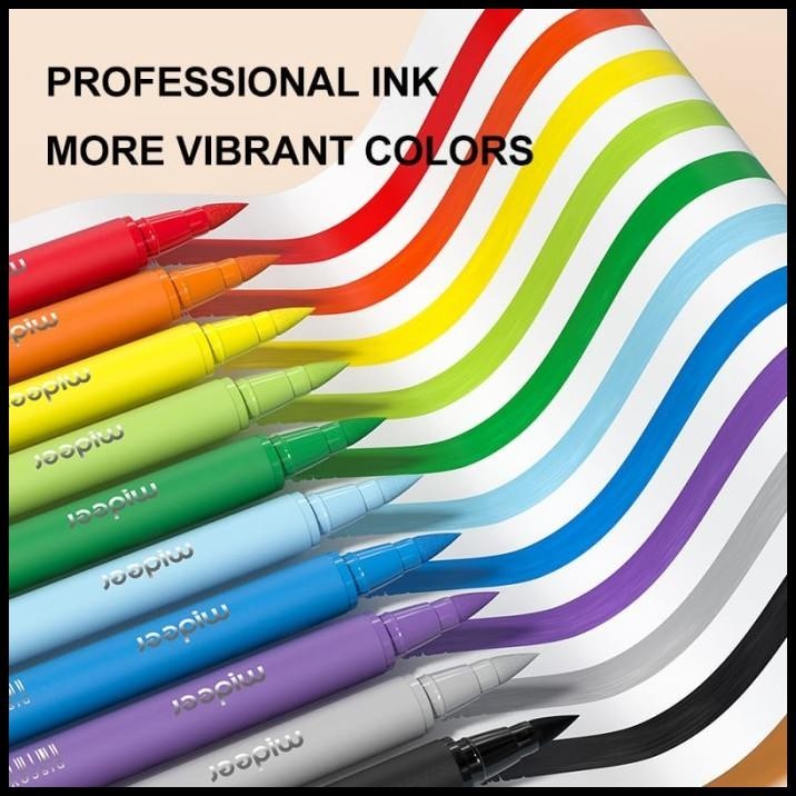 

HOT DEAL MIDEER ACRYLIC MARKER ULTRA SOFT NIB PAINT BRUSH ISI 6 12 24 36 60 PC !!!!!!!