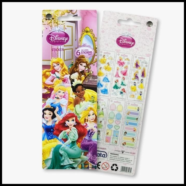 

TERBARU STICKER SET 6 SHEETS KARAKTER DISNEY ORIGINAL STIKER ANAK ADINATA CUTE !!