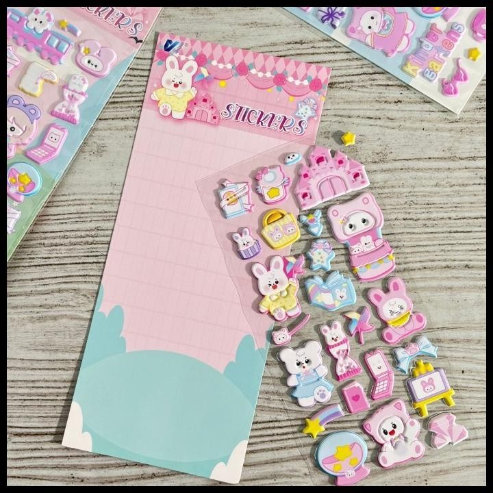 

TERBARU STICKER TIMBUL 3D CUTE RABBIT KELINCI /STIKER IMUT BUNNY FAVORIT MURAH
