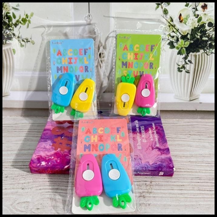 

HOT DEAL CUTTER MINI WORTEL 1 SET ISI 2 PCS IMUT LUCU / CUTER UNIK HARGA MURAH !!!