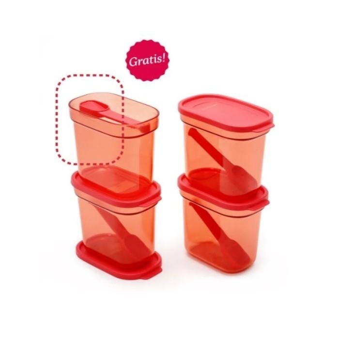 TUPPERWARE TOPLES GULA KOPI WADAH BUMBU UMAMI COLLECTION 1PCS