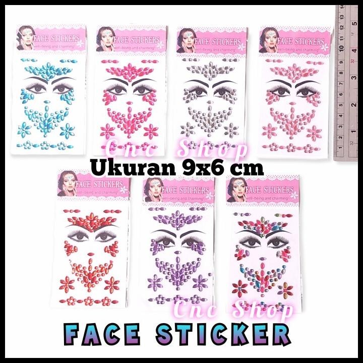 

GRATIS ONGKIR STIKER MUKA 2PCS/ FACE STICKER KRISTAL BLINK BLINK MURAH !!!