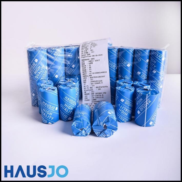 

TERMURAH KERTAS THERMAL HAUSJO EDC ISI 10 (57X31/57X38) !!!!!!!