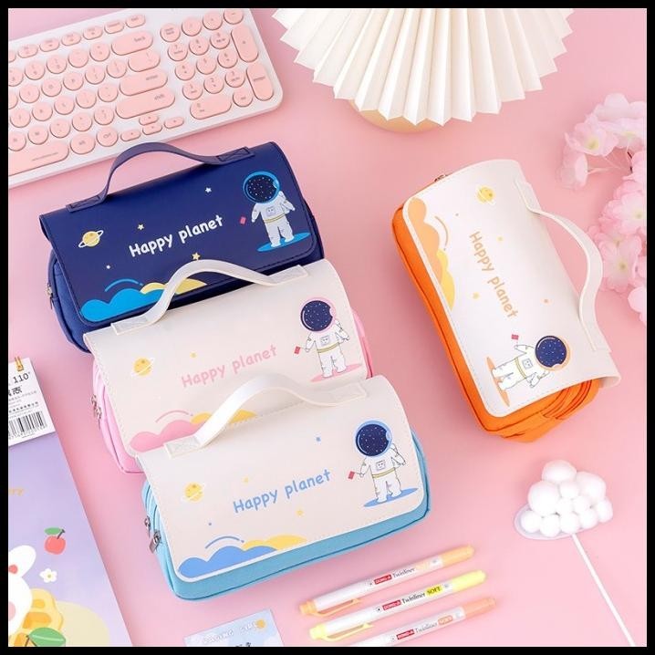

TERBARU PENCIL CASE KOTAK PENSIL AESTHETIC KOREA STYLE TEMPAT PENSIL ASTRONOT