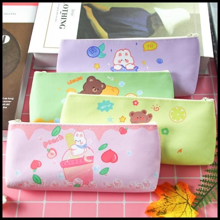 

TERBARU KOTAK PENSIL / TEMPAT PENSIL PU BEAR & RABBIT SK0099 !!!!!!!