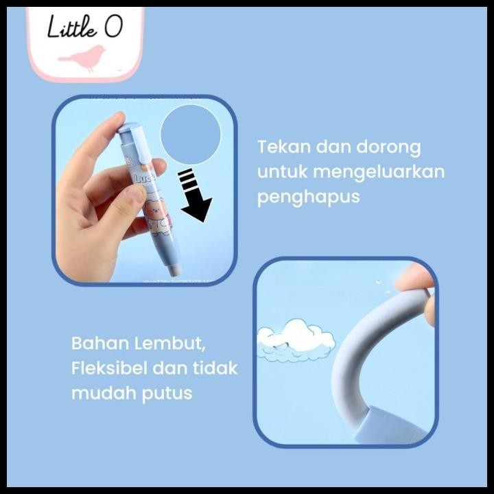 

TERMURAH FREE 2 REFILL ERASER PEN MECHANIC PENGHAPUS CUTE !!!!!!!