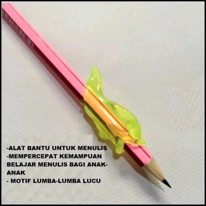 

TERBARU 1SET 3PCS PEN HOLDER PENCIL GRIP ALAT BANTU MENULIS ANAK ATK IKAN !!!