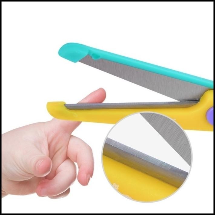 

HOT DEAL MIDEER KIDS SCISSORS-YELLOW GREEN