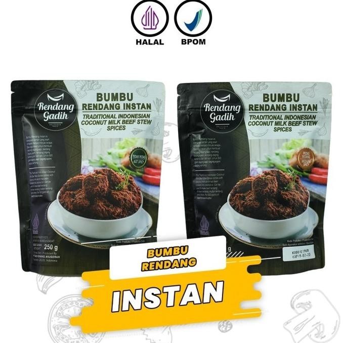 

Bumbu Rendang Instan Gadih Siap Saji Legaza