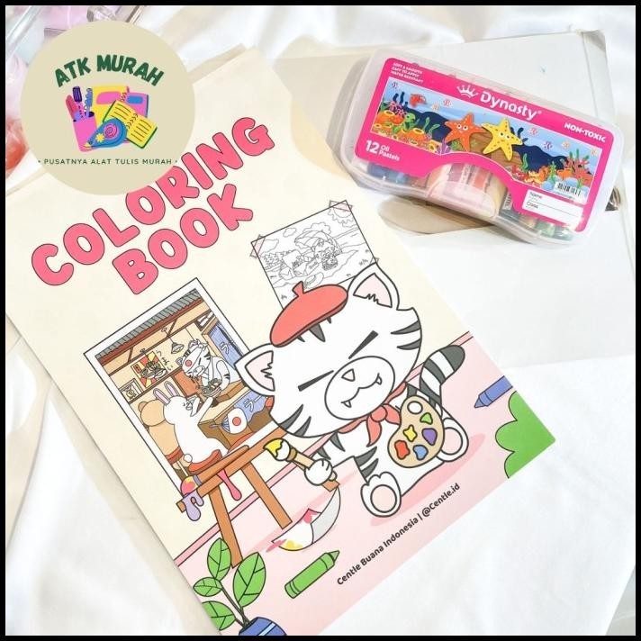 

GRATIS ONGKIR SET BUKU WARNA CENTLE DAN CRAYON OIL PASTEL ISI 12 PCS DRAWING COLORIN !