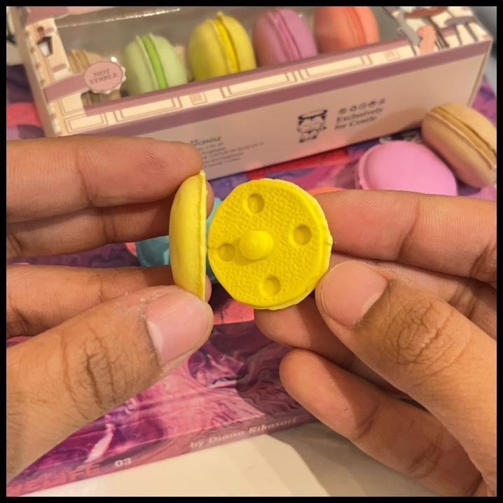 

BEST DEAL TERMURAH!! PENGHAPUS LUCU HAPUSAN MAKARON KARET ISI 6 PCS UNIK IMPORT !!!!