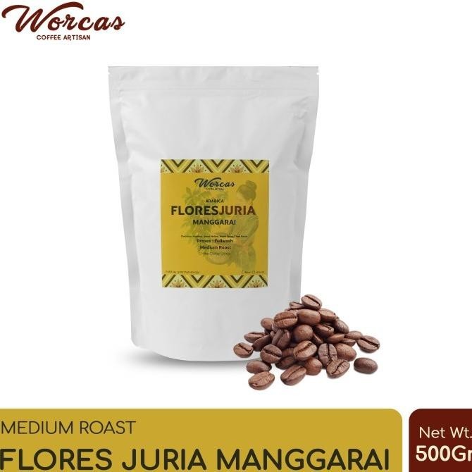 

Worcas Kopi Arabica Flores Juria Manggarai 500 Gram Medium Roast