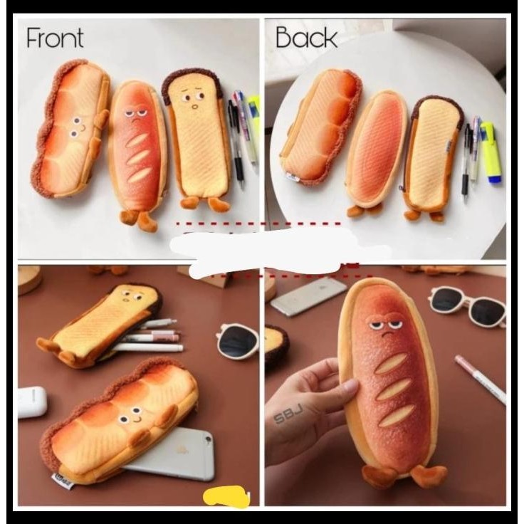 

BEST DEAL KOTAK PENSIL TEMPAT PENSIL KAIN PENCIL CASE KARAKTER ROTI FRENCH TOAST !!!!!!!