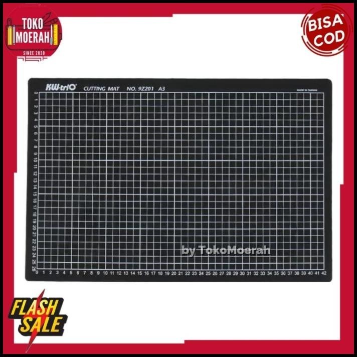 

GRATIS ONGKIR CUTTING MAT SIZE A3 DOUBLE SIDE SELF HEALING KW-TRIO CUTTING MAT MURAH