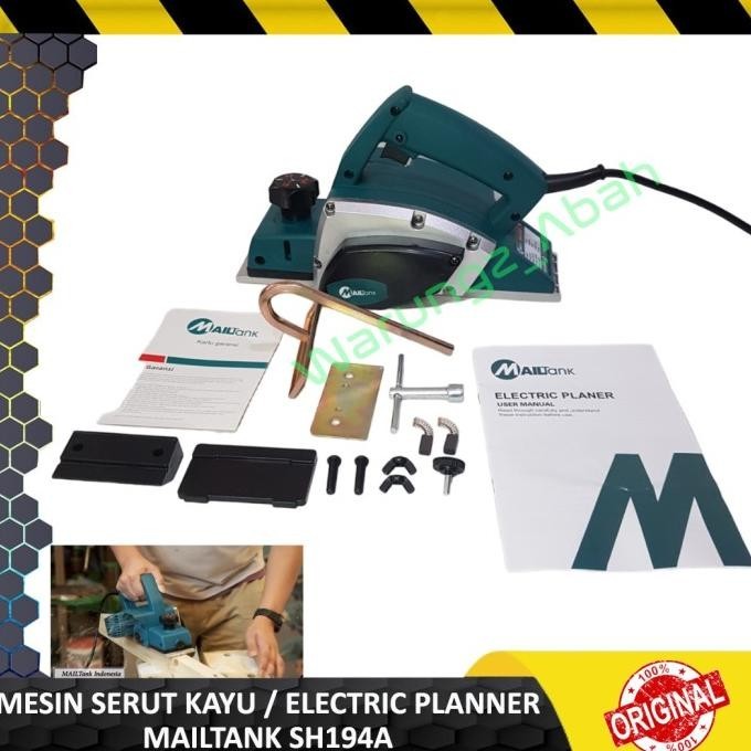 ALAT MESIN PLANNER PASAH KETAM SUGU SERUT PAPAN KAYU LISTRIK MAILTANK