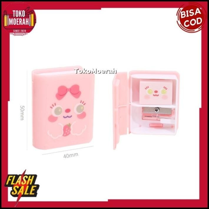 

HOT DEAL RAUTAN JOYKO ER-131 SERUTAN PENSIL NOTEBOOK SHARPENER ERASER 2 IN 1 !!