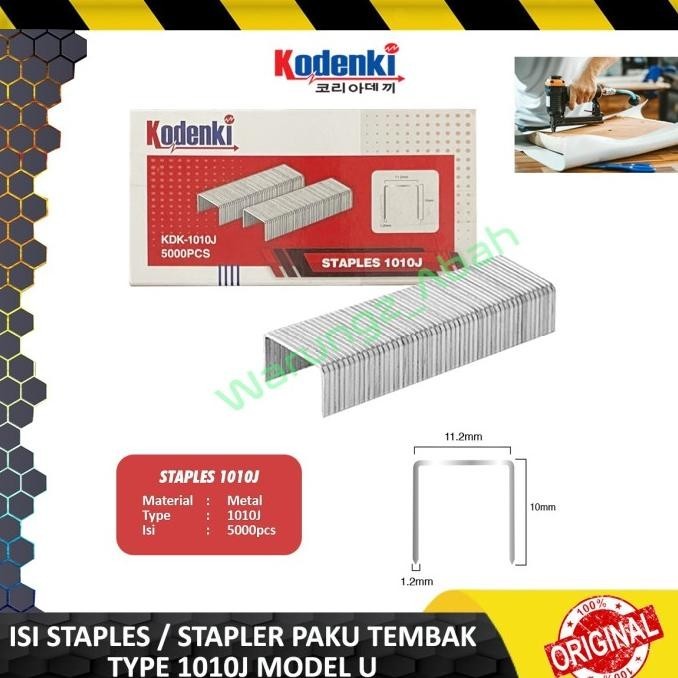 

ISI ULANG REFILL STAPLER STAPLES PAKU TEMBAK ANGIN GUN 1010J MODEL U