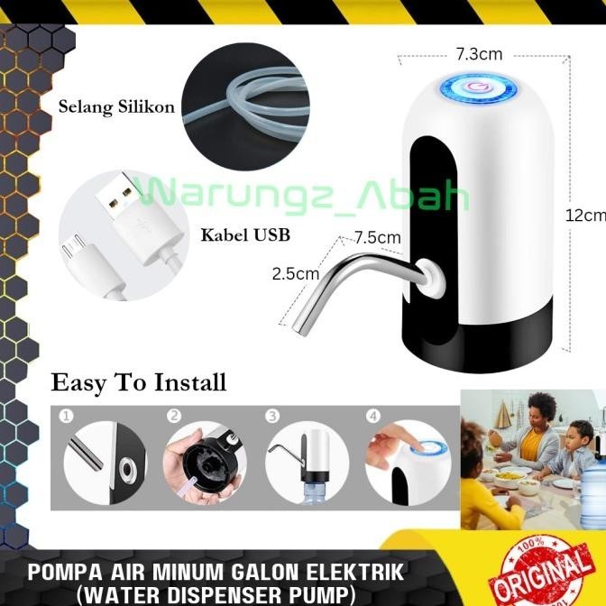 MESIN POMPA AIR MINUM GALON WATER DISPENSER ELEKTRIK OTOMATIS RECHARGE