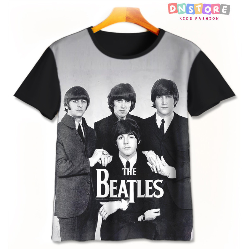 Kaos Anak The Beatles v3 Baju Anak Musik Band The Beatles 3D Printing Untuk Umur 1-12 Tahun - DN Sto