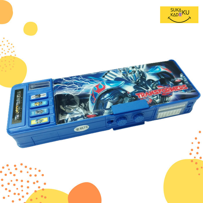 

KOTAK TEMPAT PENSIL ANAK KARAKTER TRANSFORMERS MAGNET/ SANDI /PASSWORD
