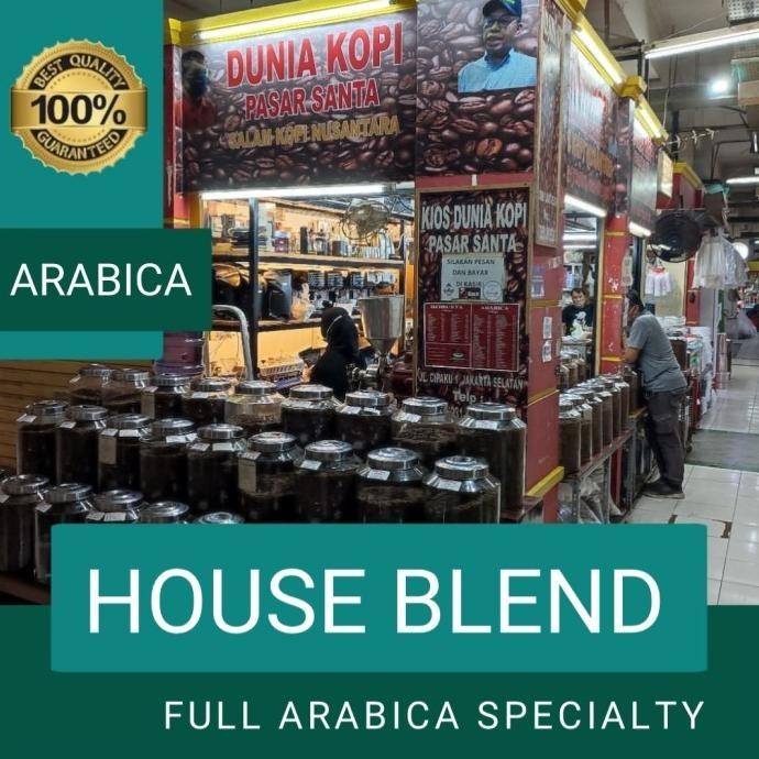 

Kopi House Blend Full Arabika Specialty 1 Kg