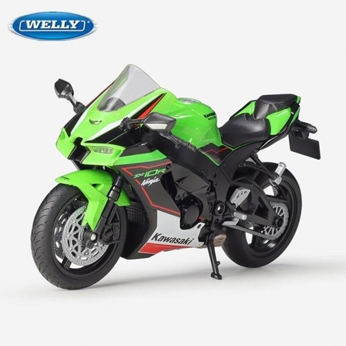 Diecast Motor Kawasaki Ninja ZX-10R Welly Original